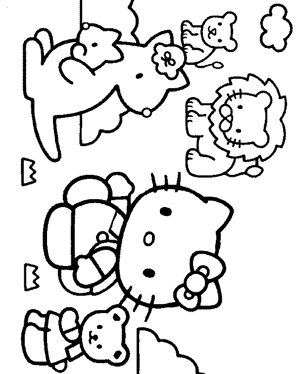 Hello Kitty kolorowanki